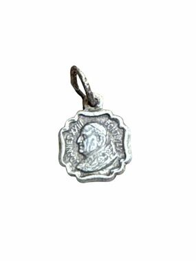 Vintage Silver Plated Catholic Pendant/Charm Featuring “Joannes XXIII”